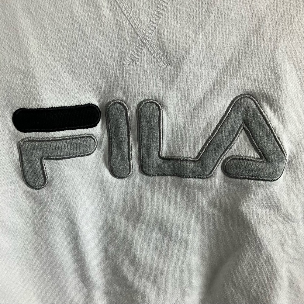 FILA White Crew Sweatshirt - Picture 5 of 6